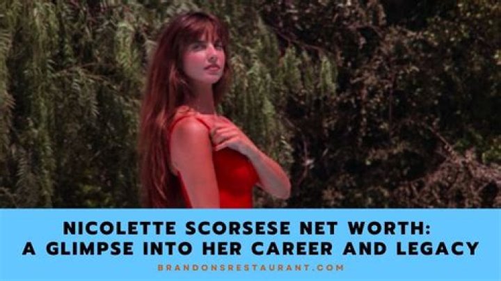Which Is Nicolette Scorsese’s Biggest Career Role, Is She Retired and Who Has She Dated?